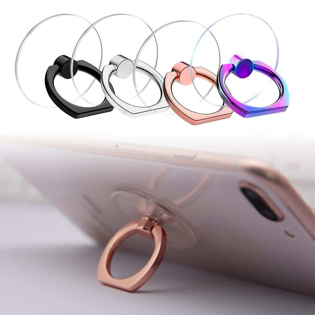 Phone Accessories Vendor - 透明携帯電話リングホルダー スタンド 360 ° 回転式クリアフィンガーグリップキックスタンド付きiPhone Xiaomi対応スマホケース