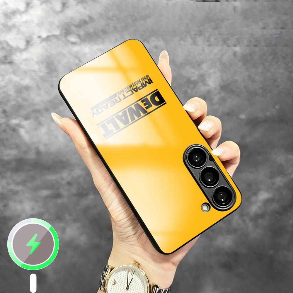 Phone Accessories Magnetic - ファッショナブルでクールなデウォルトデザインのスマホケース、Samsung S26 S25 S24 S23 S22