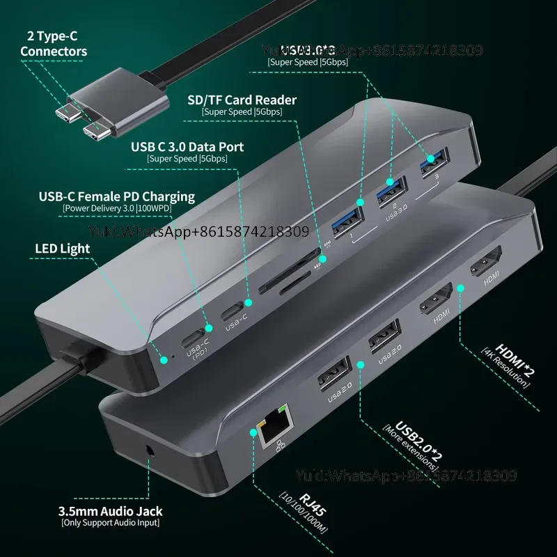 Usb C Hub - ホットセール中 デュアルディスプレイ対応 Type-C to 4K30HZ HDMI