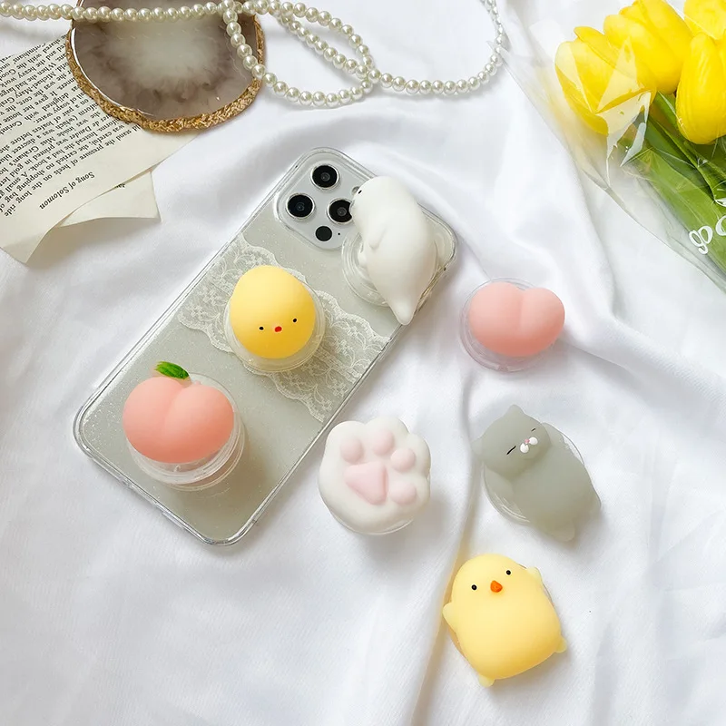 Phone Accessories Vending Machine - かわいいピンチ Le モバイルグリップトック電話スタンド折りたたみ式指輪グリップトック携帯電話ホルダー iPhone サムスングリップトック怠惰なブラケット