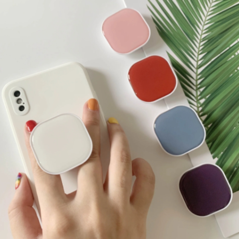 Phone Accessories Vending Machine - かわいい正方形ポッピングソケットグリップ電話ホルダー指輪ホルダーグリップトックスタンドバックカバークリップステッカー携帯電話アクセサリー