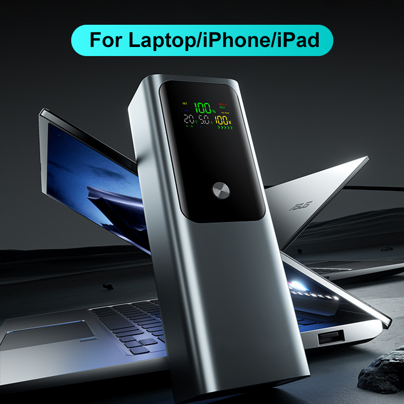 Portable Charger 20000Mah - ポータブル充電器 100W 双方向急速充電 20000mAh パワーバンク IPS