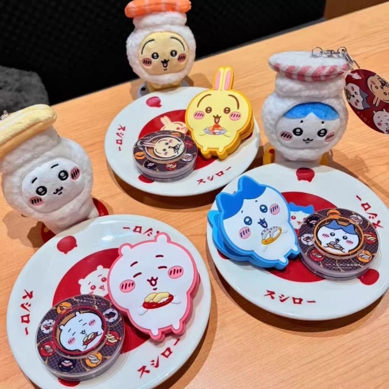 Phone Accessories Hong Kong - 香港限定 ちいかわ寿司屋さんコラボ 携帯電話スタンド 漫画風デコレーション 回転エアバッグホルダー かわいい