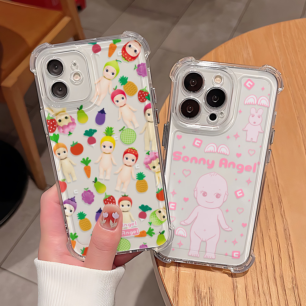 Phone Accessories Like Sonny Angel - かわいい A-ソニー A-エンジェル果物野菜電話ケース Iphone 16e 16