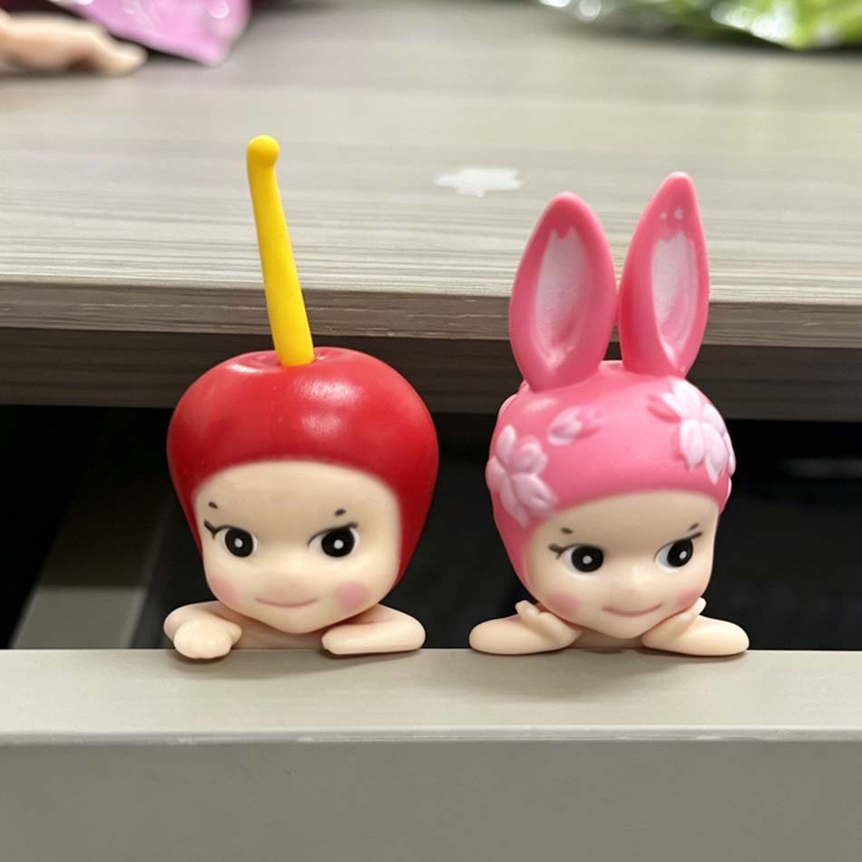 Phone Accessories Doll - 新しいスタイルのブラインドボックスヒッパーズ装飾ミニフィギュア桜シリーズドールアニメフィギュアおもちゃアクションフィギュア誕生日プレゼント