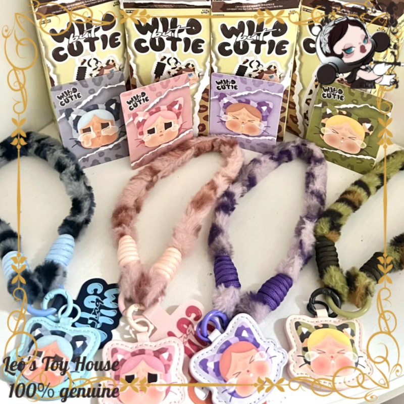 Phone Accessories Popmart - POPMART CRYBABY レオパードキャットシリーズ スマホストラップ ブラインドボックス |