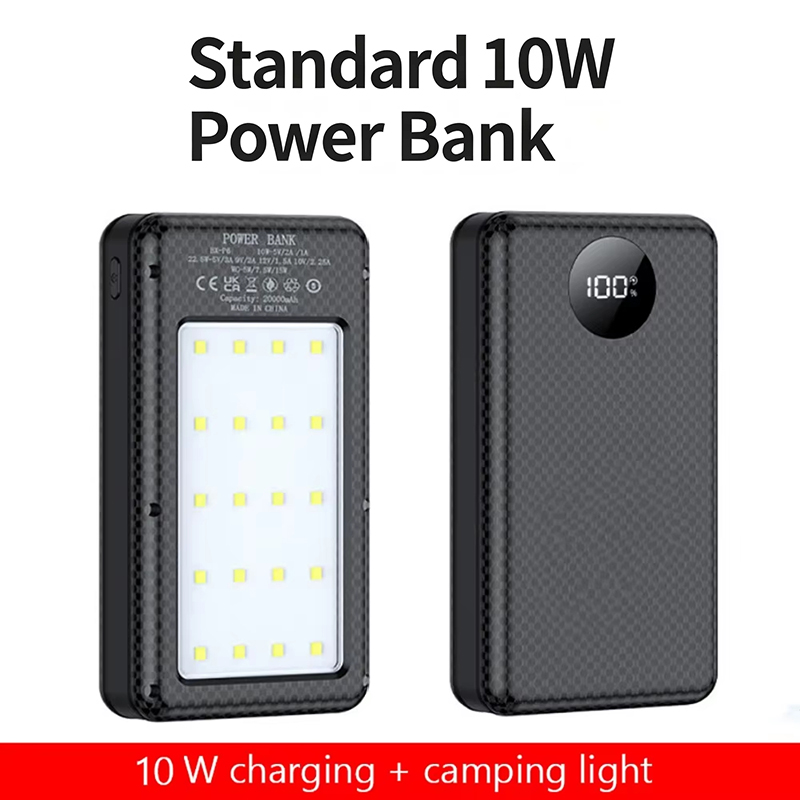 Portable Charger 20000Mah - 10W 6*18650 パワーバンクバッテリー 18650 バッテリーケース 18650