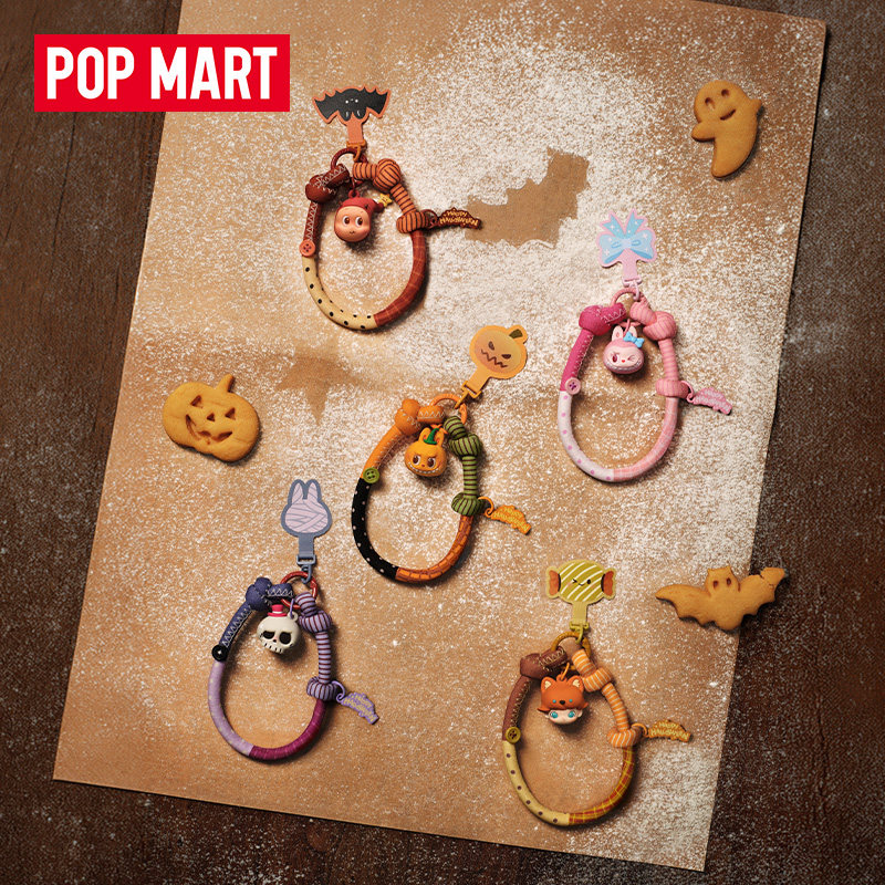 Phone Accessories Popmart - POPMART スプーキーベイクハウスシリーズ トレンドブラインドボックス - かわいいギフトとして最適な携帯電話チェーンアクセサリー 在庫あり