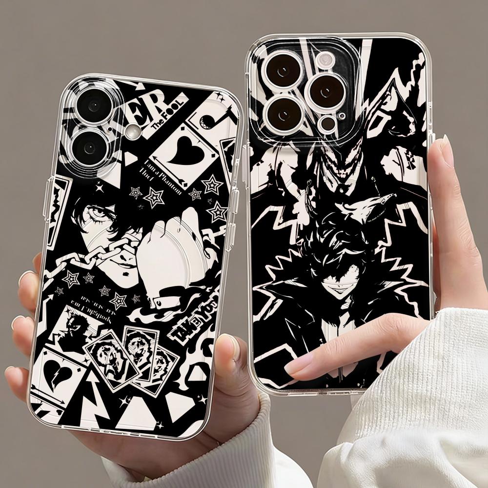Phone Accessories Magnetic - ゲームP-Persona 5 スマホケース マグネット式クリアケース iPhone 17