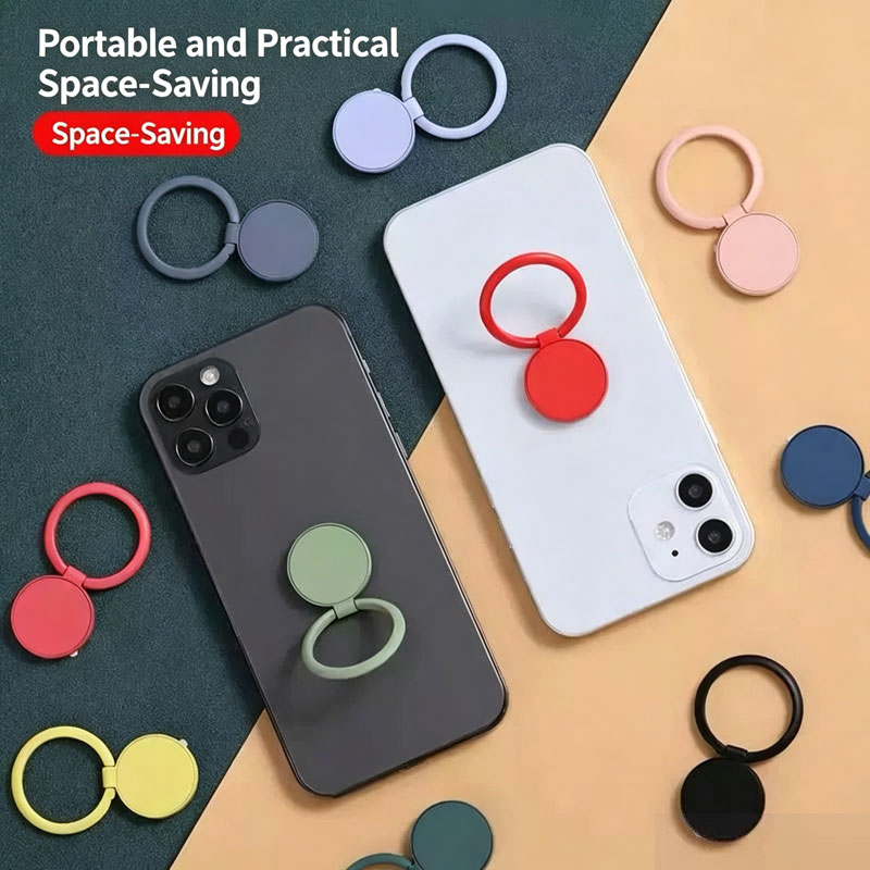 Phone Accessories Vendor - 360度回転式携帯電話ホルダー、車載用携帯電話バックル、フィンガーバックル、金属製デスクトップ、多機能、怠け者向けユニバーサル製品