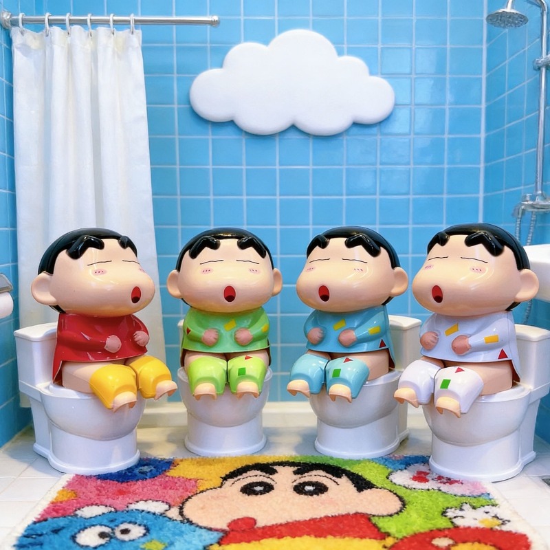 クレヨンしんちゃん水鉄砲おもちゃかわいい創造性トイレモデリン - Phone Accessories Doll のレビューと価格