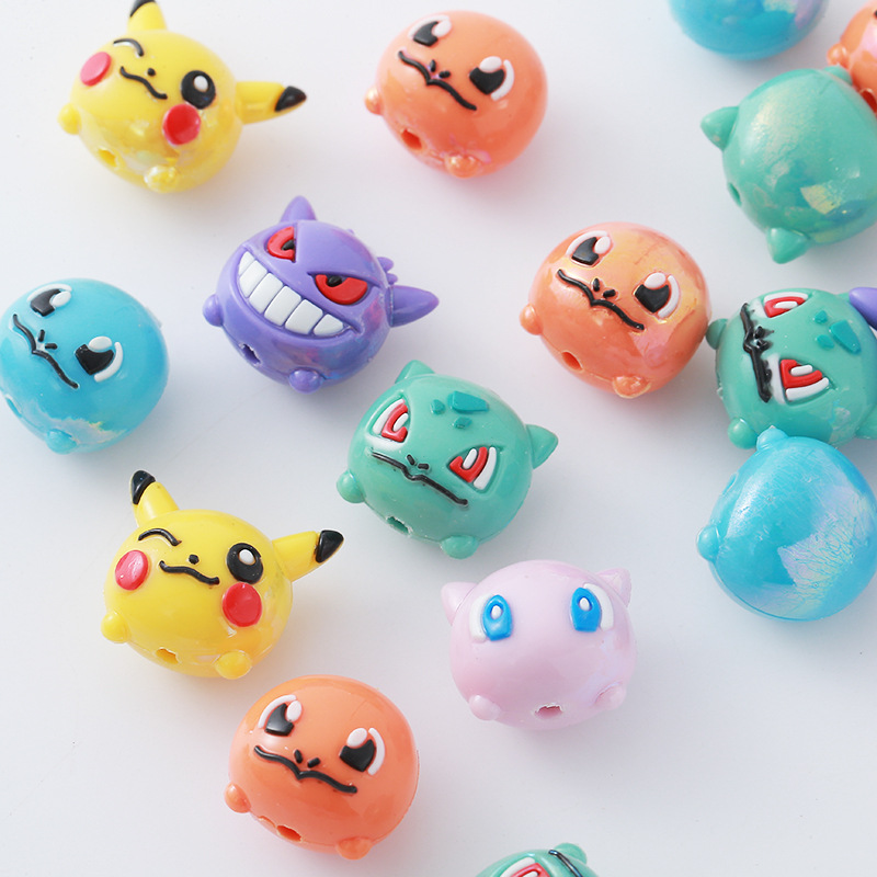 12 個ポケモンビーズ DIY 携帯電話ストラップキーホルダ - Phone Accessories Doll のレビューと価格