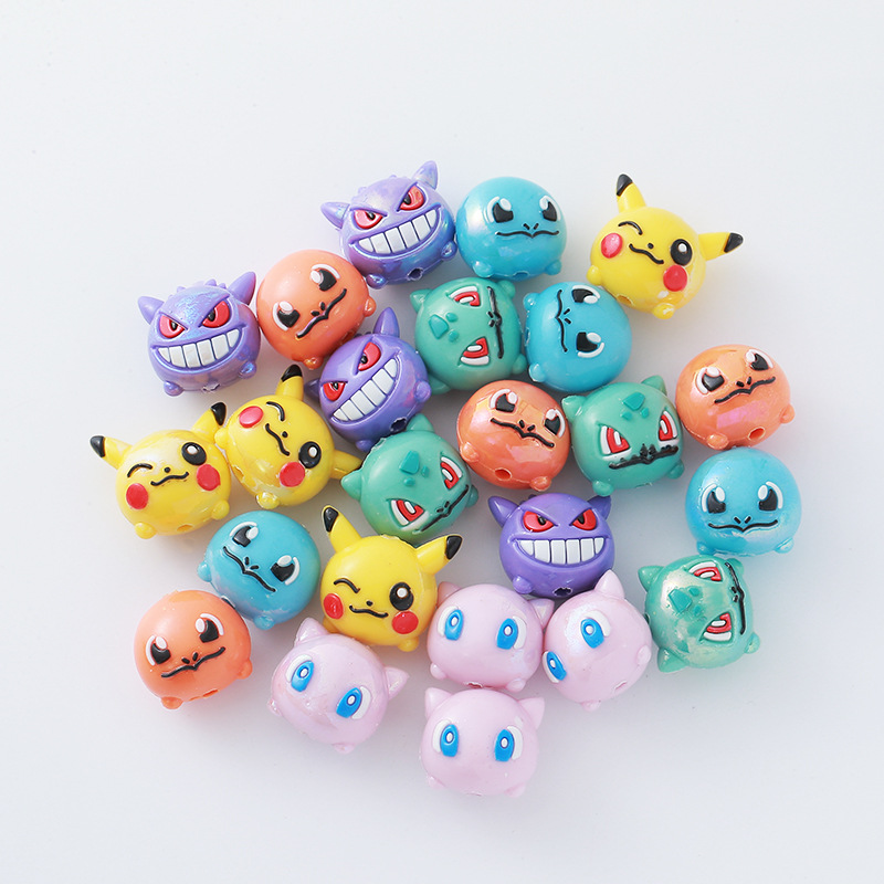 12 個ポケモンビーズ DIY 携帯電話ストラップキーホルダ - Phone Accessories Doll のレビューと価格