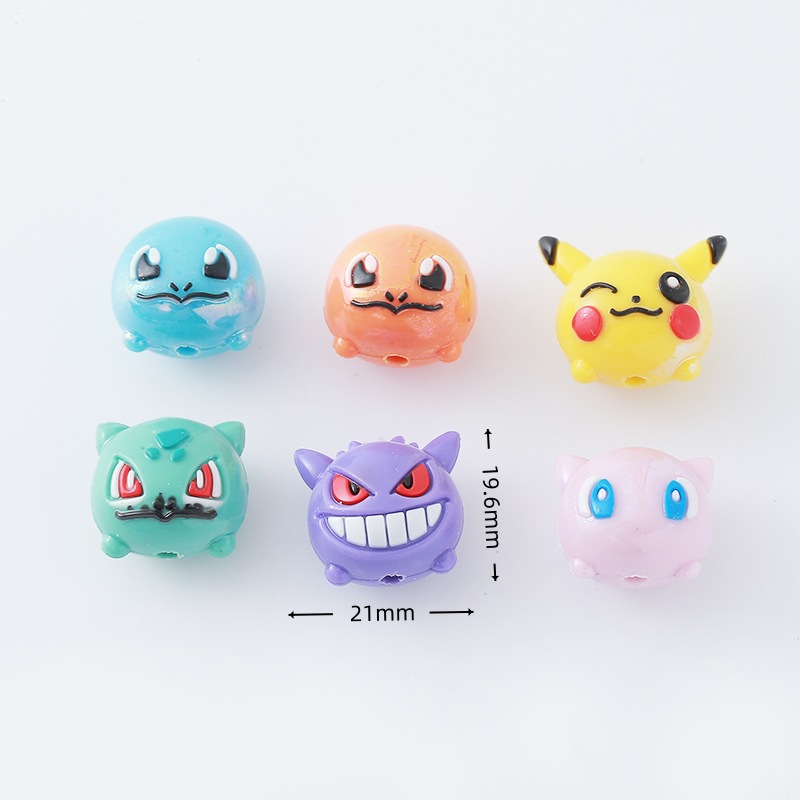 12 個ポケモンビーズ DIY 携帯電話ストラップキーホルダ - Phone Accessories Doll のレビューと価格