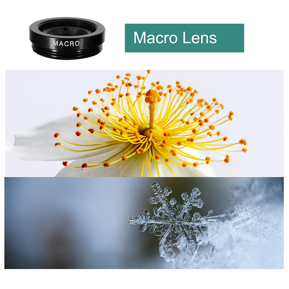 ユニバーサル3in1魚眼レンズ 広角マクロフォン魚眼レンズ  - Lens Camera Clip のレビューと価格