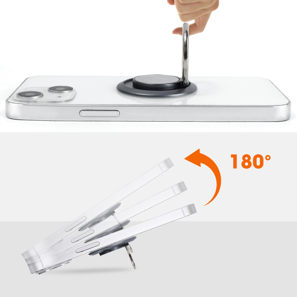 360度回転式フィンガーリング型スマホホルダー スタンドグリ - Phone Accessories Vendor のレビューと価格