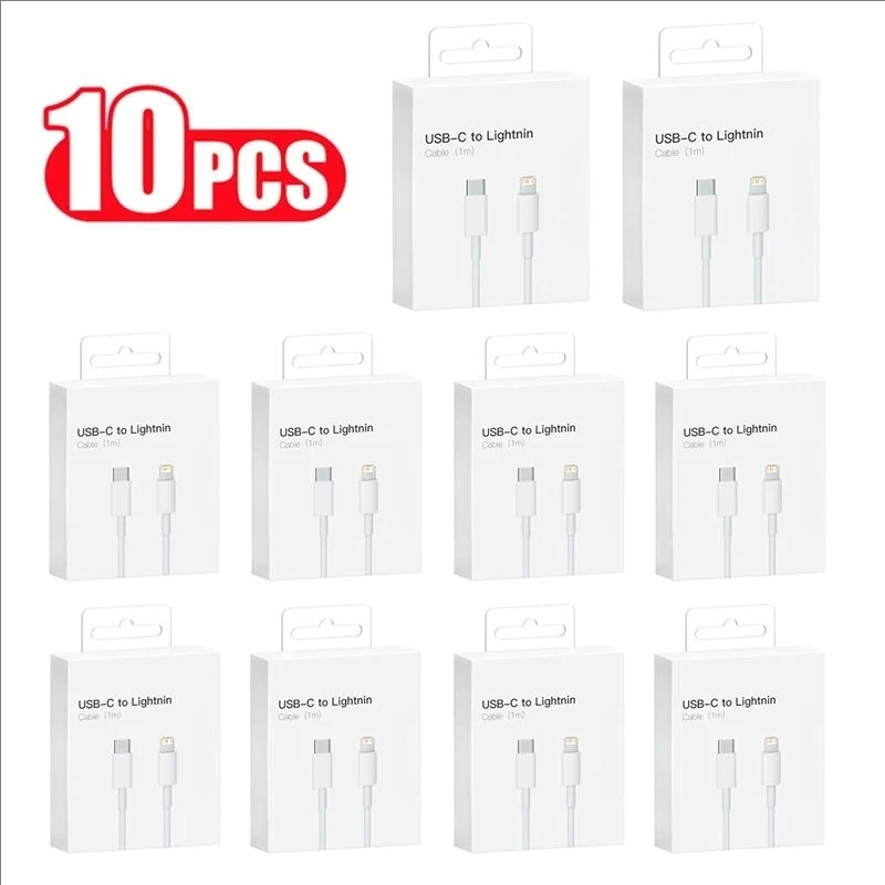 10本入り 20W PD急速充電ケーブル iPhone 11 - Fast Charging Cable のレビューと価格