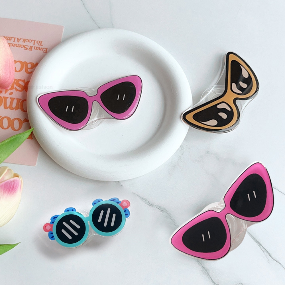 かわいい漫画クールスタイリッシュなメガネ電話ホルダーグリップ - Phone Accessories Vendor のレビューと価格