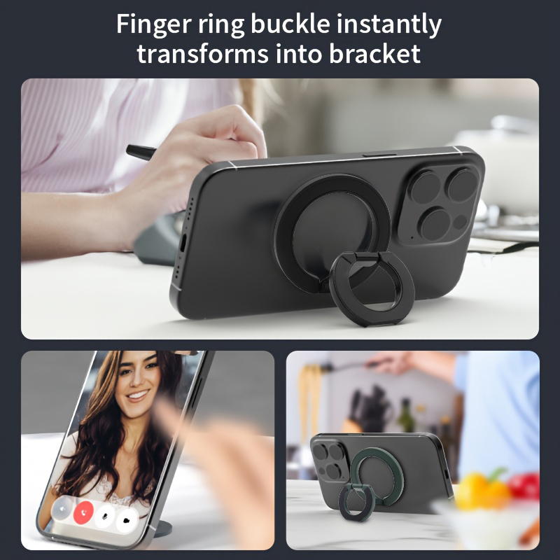 MagSafe 用両面磁気電話リングホルダーポータブル折りた - Phone Accessories Useful のレビューと価格