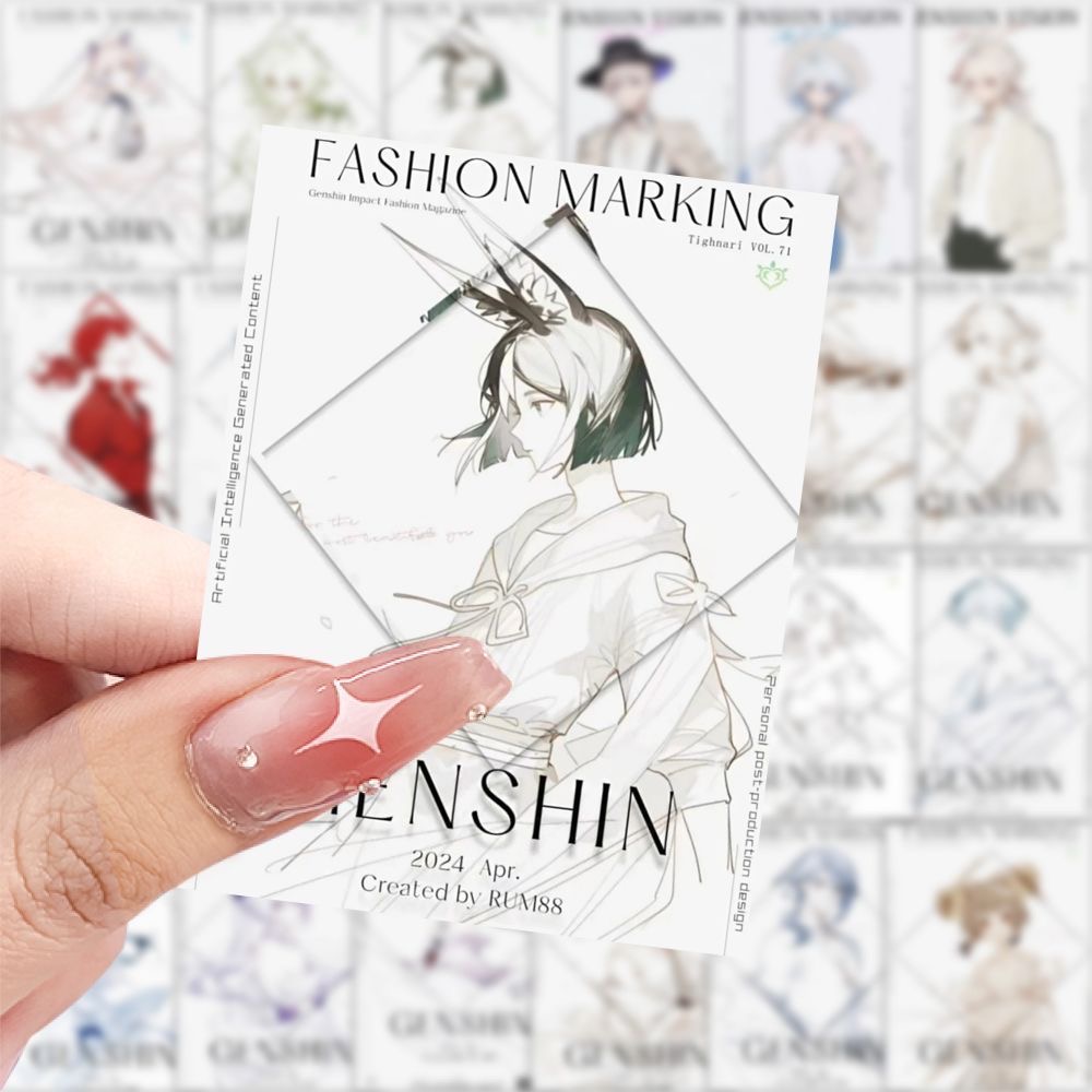 189 原神インパクトキャラクターステッカー、ポスター、装飾 - Phone Accessories Poster のレビューと価格
