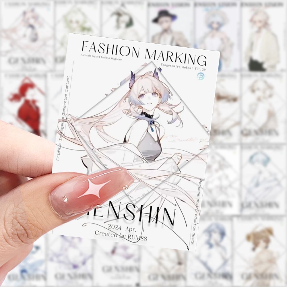 189 原神インパクトキャラクターステッカー、ポスター、装飾 - Phone Accessories Poster のレビューと価格