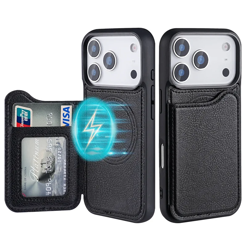 MagSafe対応 マグネット式フリップレザーウォレットカー - Phone Accessories Hippers のレビューと価格