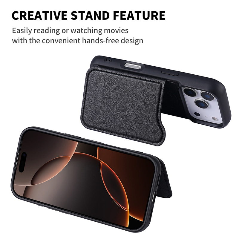 MagSafe対応 マグネット式フリップレザーウォレットカー - Phone Accessories Hippers のレビューと価格