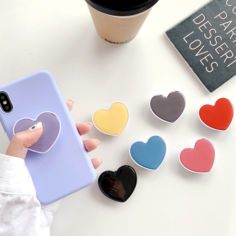 ユニバーサルハート型折りたたみ式フィンガーリンググリップトッ - Phone Accessories Vending Machine のレビューと価格