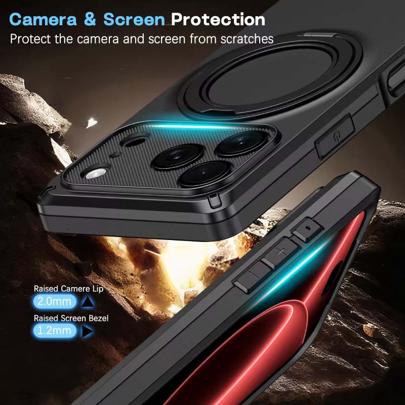 ラグジュアリー360 °   回転スタンド付きハードPC耐衝 - Phone Accessories And Cases のレビューと価格