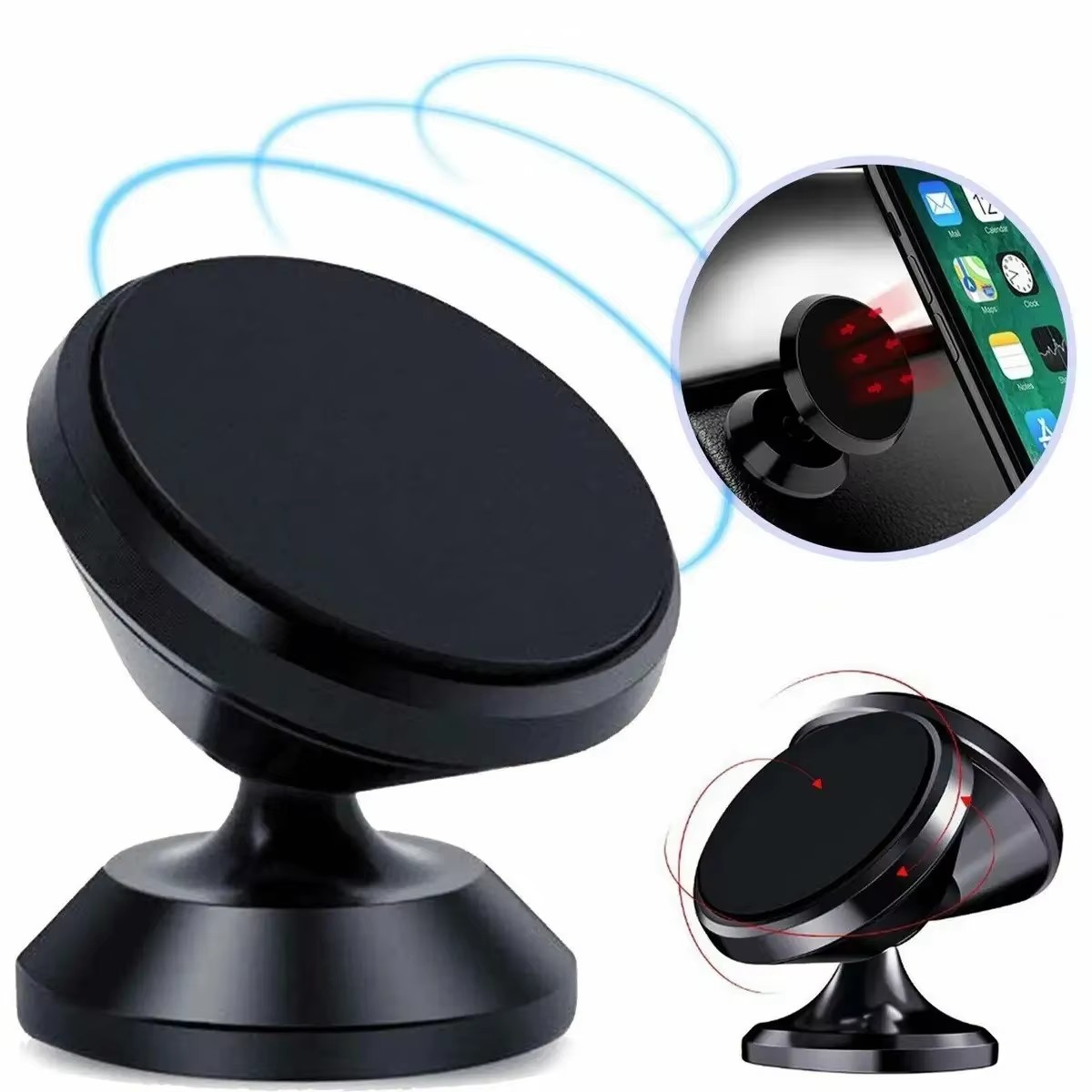 マグネット式車載携帯電話ホルダー マグネットマウントブラケッ - Phone Accessories Useful のレビューと価格