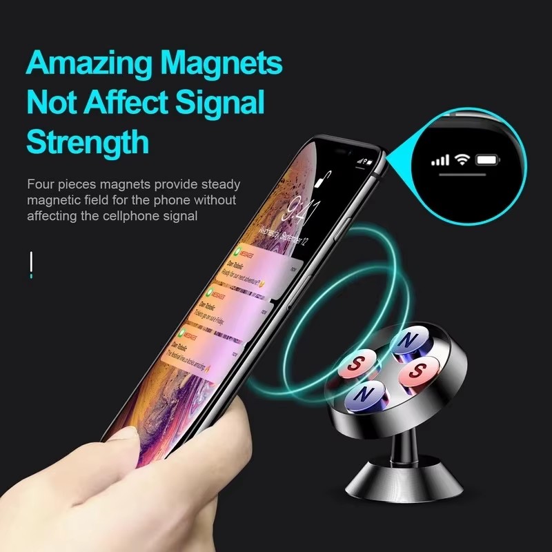 マグネット式車載携帯電話ホルダー マグネットマウントブラケッ - Phone Accessories Useful のレビューと価格