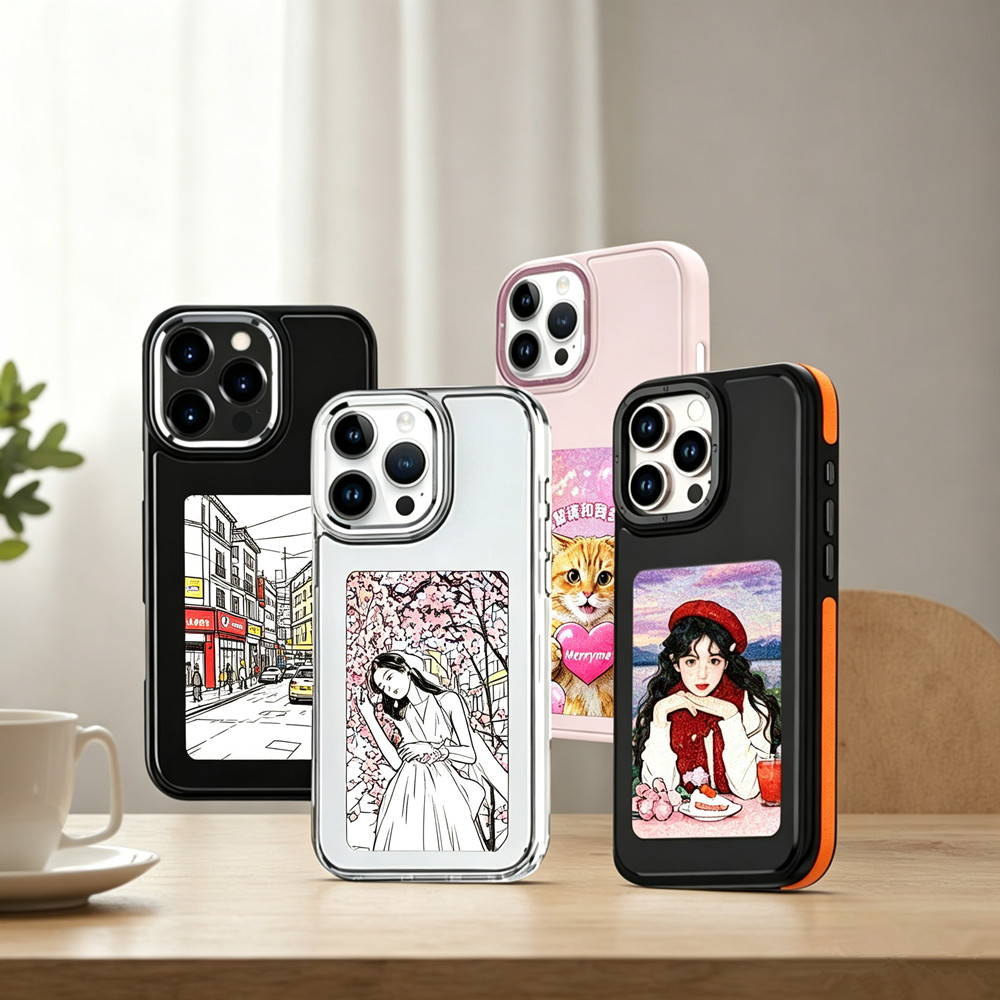 DIY電子インクスクリーンスマホケース NFC対応 iPho - Phone Accessories And Cases のレビューと価格