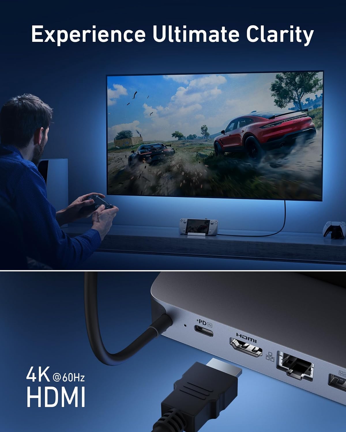 Anker スチームデッキ/ROG Ally用充電ステーショ - Usb C Hub のレビューと価格