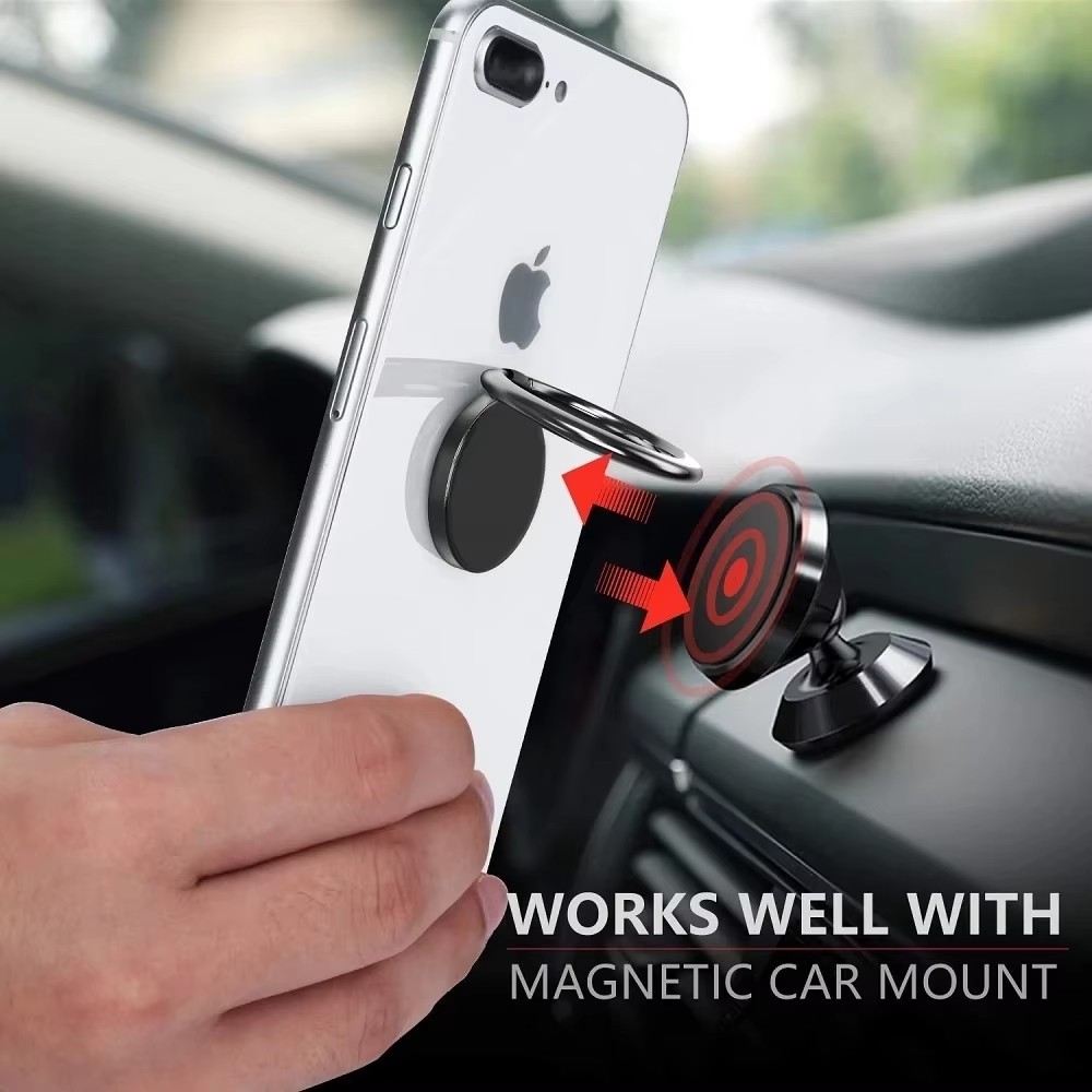 指リング携帯電話ホルダー iPhone Xiaomi ステッ - Phone Accessories Useful のレビューと価格
