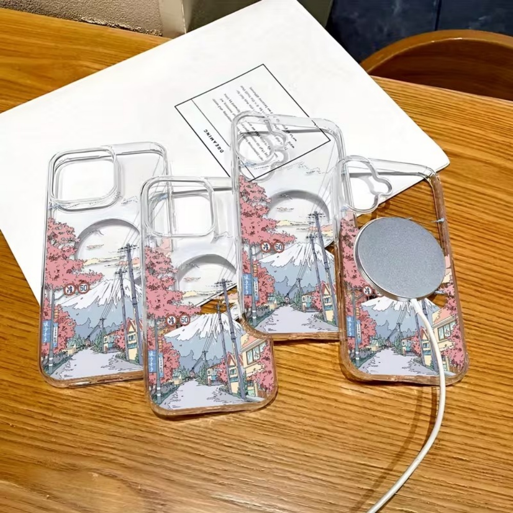 アニメ日本の風景クリアフォンケース iPhone 18 17 - Phone Accessories Japan のレビューと価格