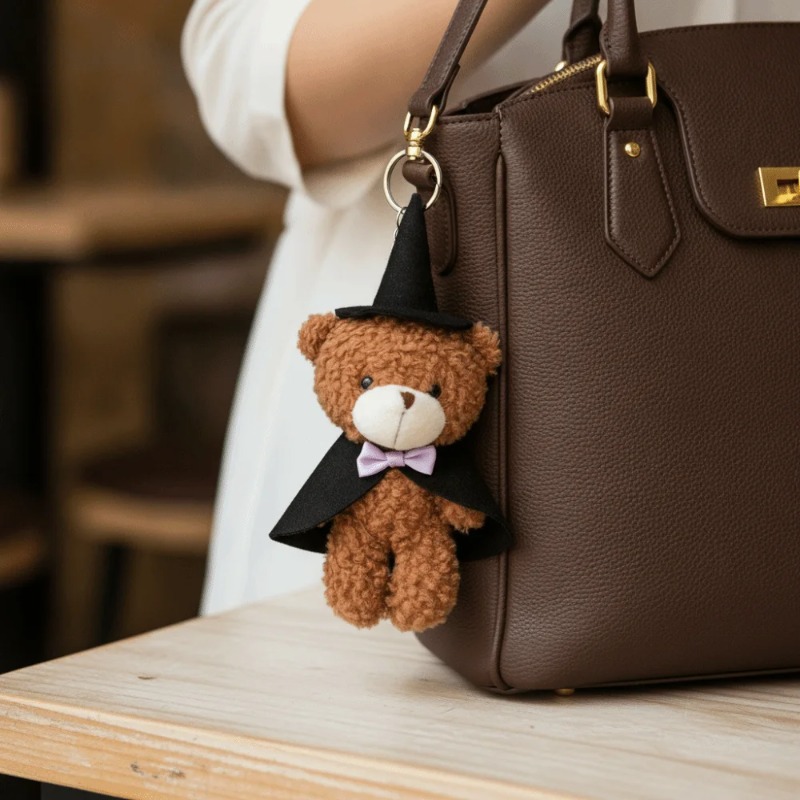 DIYリトルベアぬいぐるみキーホルダー PPコットン製 かわ - Phone Accessories Doll のレビューと価格