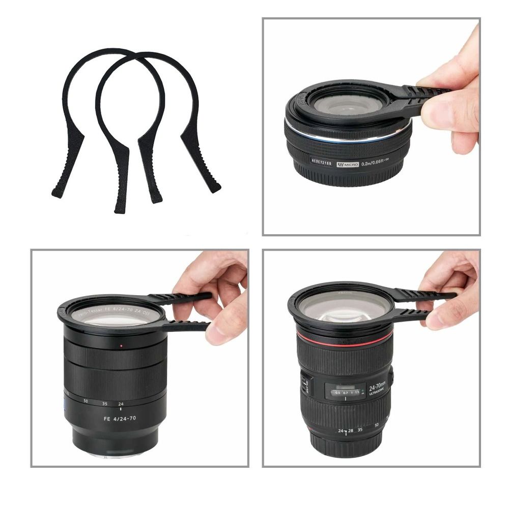 2 個ポータブルカメラレンズフィルターレンチ ABS UV/ - Lens Camera Clip のレビューと価格